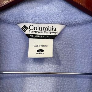 Periwinkle Columbia jacket women’s size L.
